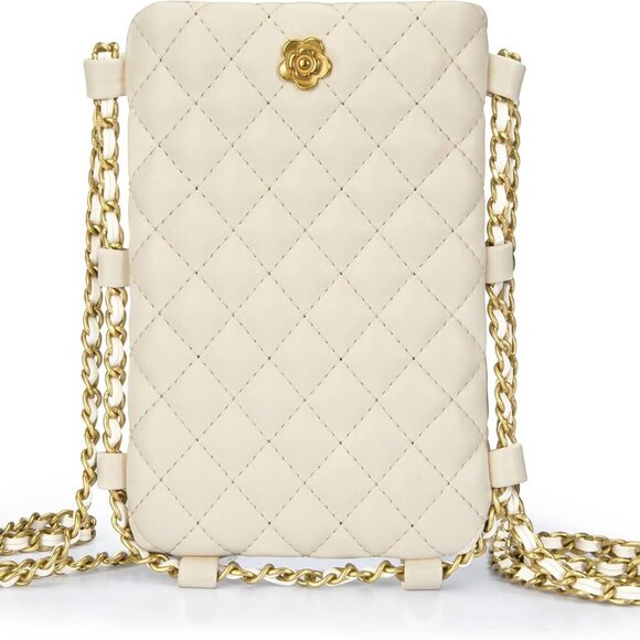 Quilted Small Crossbody Bags for Women Trendy Cell Phone Purse - Picture 1 of 7